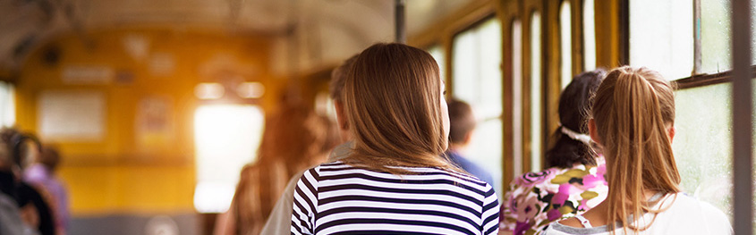 mensen op de tram